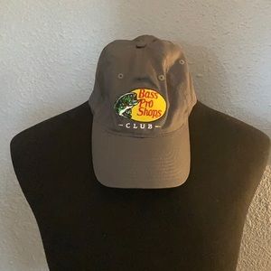 Bass Pro Shops official Club Hat 🧢 fishing freshwater saltwater Grey